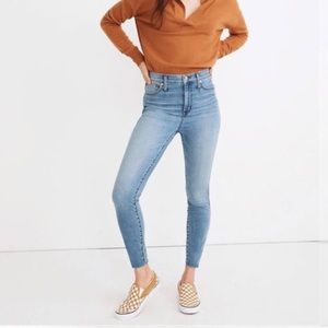 Madewell 10” high rise skinny sz 27